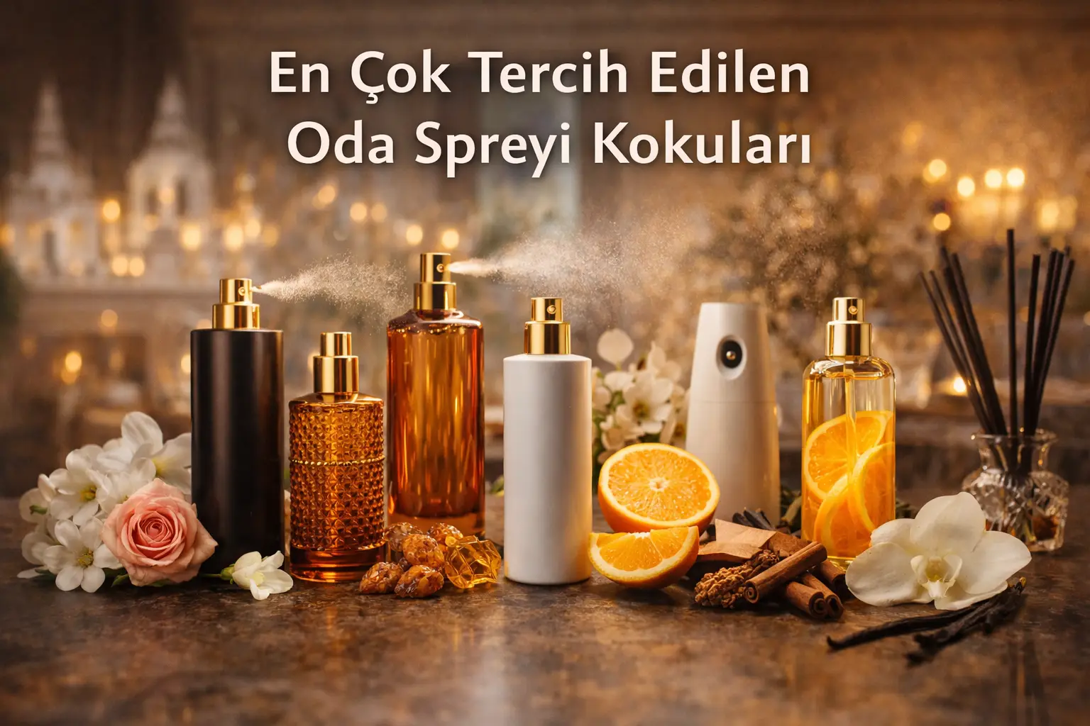 En Çok Tercih Edilen Oda Spreyi Kokuları